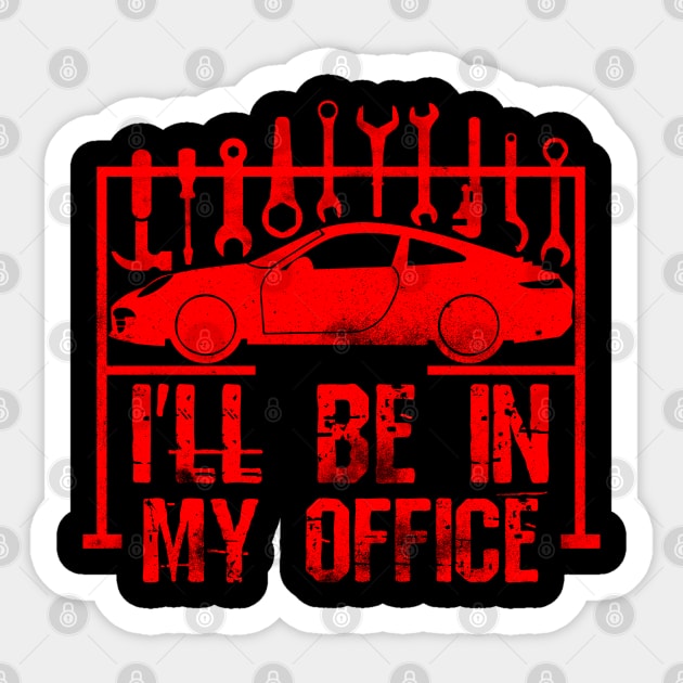 I'll Be In My Office Sticker by Yyoussef101